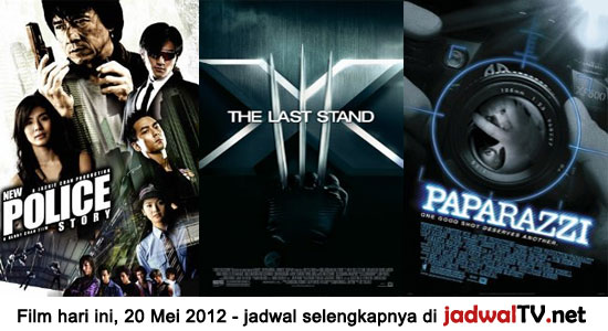 Jadwal Film 20 Mei 2012