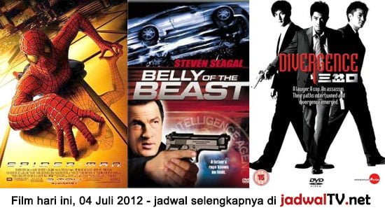 Jadwal Film dan Sepakbola 4 Juli 2012 - Jadwal TV