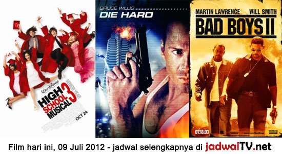 jadwalhariini09juli Jadwal Film dan Sepakbola 9 Juli 2012  sekilas info 