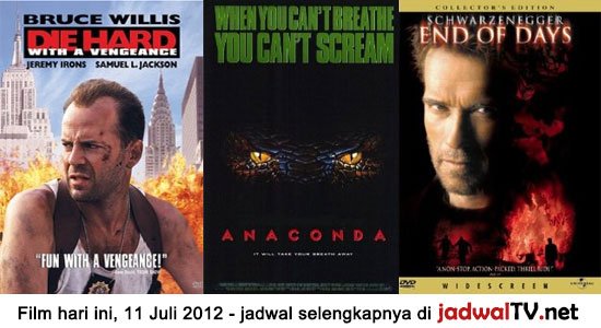 jadwalhariini11juli Jadwal Film dan Sepakbola 11 Juli 2012  sekilas info 