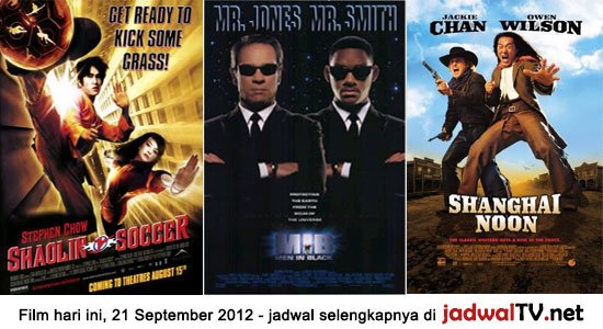 jadwalhariini21september2012 Jadwal Film Dan Sepakbola 21 September 2012  sekilas info 