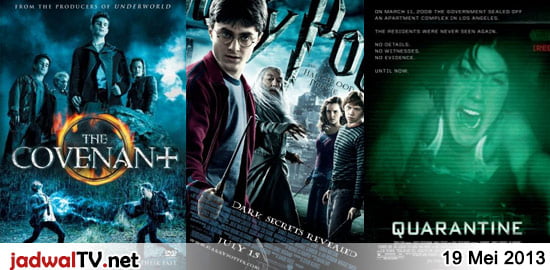 Jadwal Film dan Sepakbola 19 Mei 2013