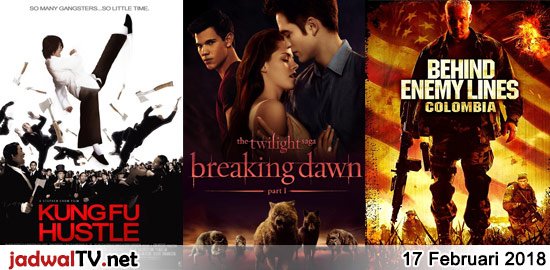 Jadwal Film dan Sepakbola 17 Februari 2018 - Jadwal TV