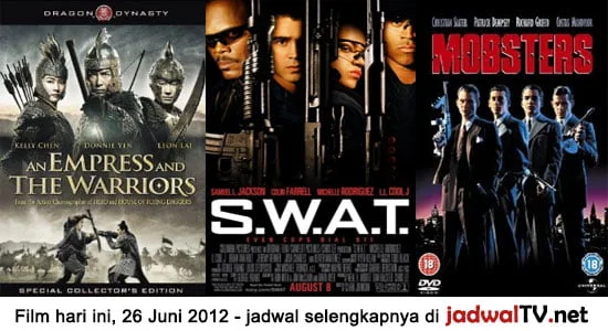 Jadwal Film dan Sepakbola 26 Juni 2012