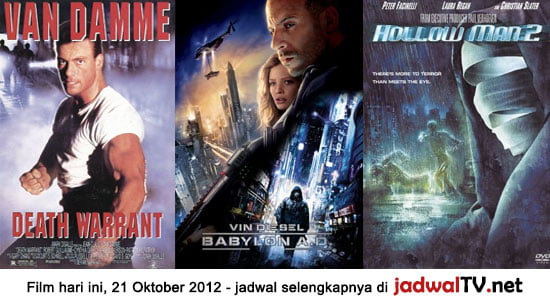 jadwalhariini21oktober2012