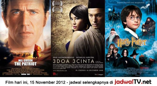 jadwalhariini15november2012