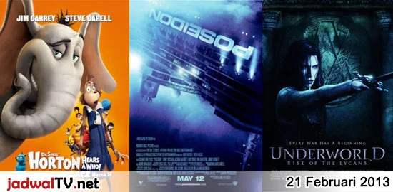 Jadwal Film dan Sepakbola 21 Februari 2013