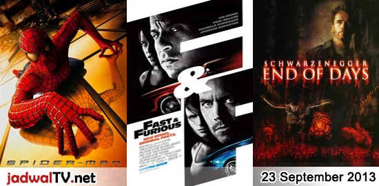 Jadwal Film dan Sepakbola 23 September 2013