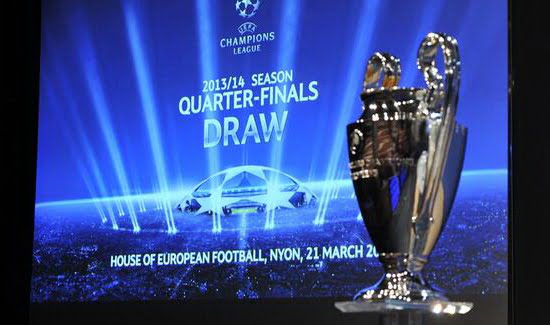 Hasil Undian Babak Perempat Final Liga Champions Eropa 2013/2014