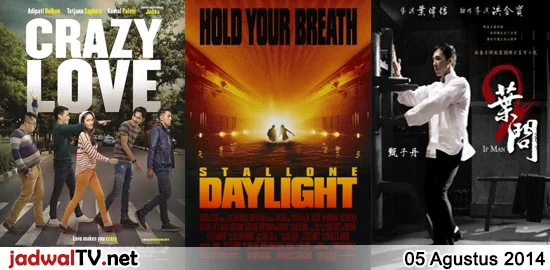 Jadwal Film dan Sepakbola 5 Agustus 2014