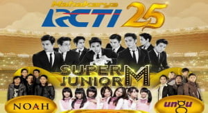 Super Junior M Ikut Meriahkan HUT RCTI Ke-25