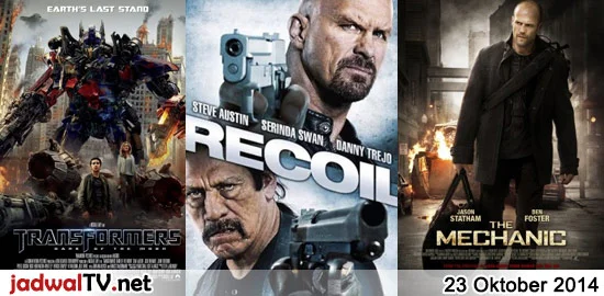 Jadwal Film dan Sepakbola 23 Oktober 2014