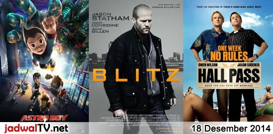 Jadwal Film 18 Desember 2014