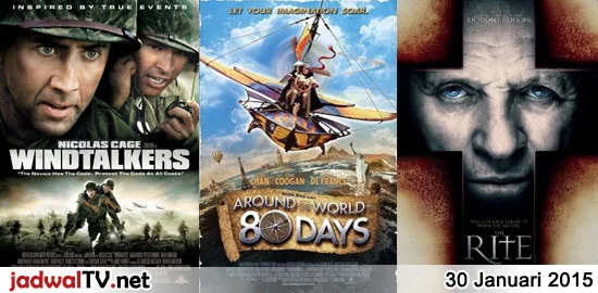 Jadwal Film dan Sepakbola 30 Januari 2015