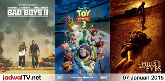 Jadwal Film dan Sepakbola 7 Januari 2015