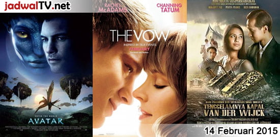 Jadwal Film dan Sepakbola 14 Februari 2015 - Jadwal TV