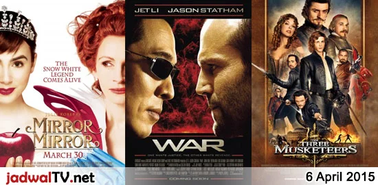 Jadwal Film dan Sepakbola 6 April 2015