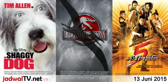 Jadwal Film dan Sepakbola 13 Juni 2015