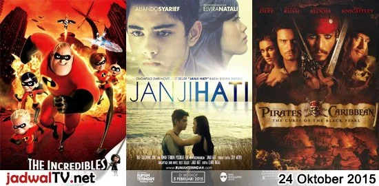 Jadwal Film dan Sepakbola 24 Oktober 2015
