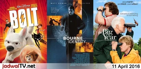 Jadwal Film 11 April 2016