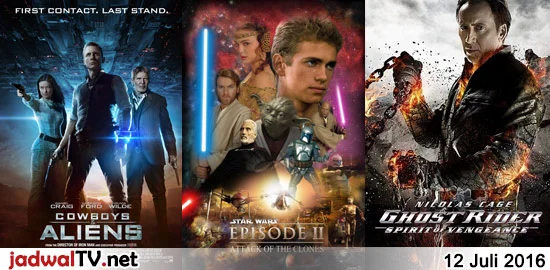 Jadwal Film 12 Juli 2016