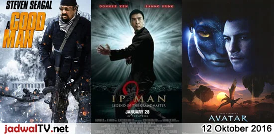 Jadwal Film dan Sepakbola 12 Oktober 2016