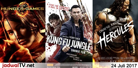 Jadwal Film dan Sepakbola 24 Juli 2017