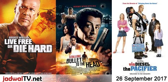 Jadwal Film dan Sepakbola 26 September 2017