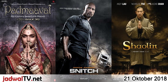 jadwalhariini21oktober2018