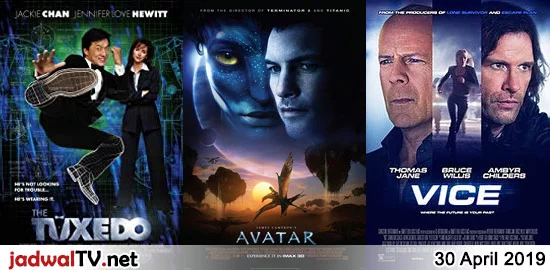 Jadwal Film dan Sepakbola 30 April 2019