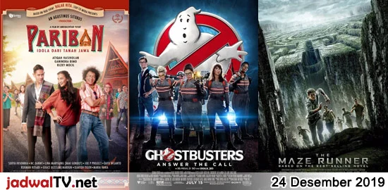 Jadwal Film 24 Desember 2019