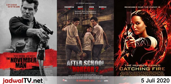 Jadwal Film dan Sepakbola 5 Juli 2020