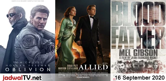 Jadwal Film 16 September 2020