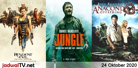Jadwal Film dan Sepakbola 24 Oktober 2020