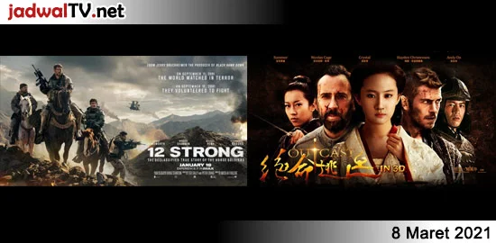 Jadwal Film dan Sepakbola 8 Maret 2021