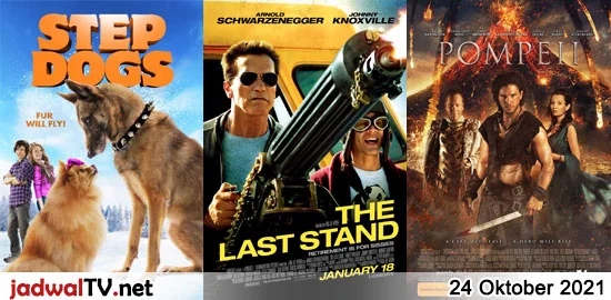 Jadwal Film dan Sepakbola 24 Oktober 2021