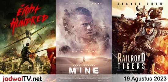 Jadwal Film dan Sepakbola 19 Agustus 2023